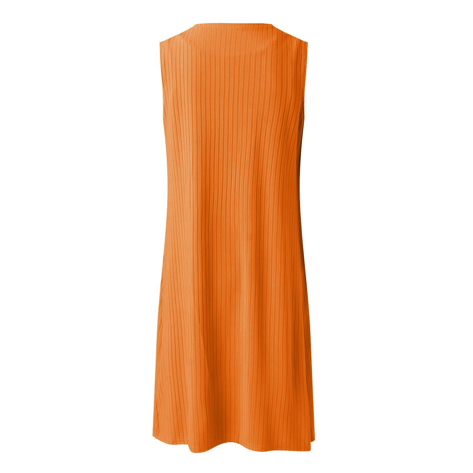thumbnail image 4 of 2025 Conjunto de 3 piezas para mujer: abrigo sin mangas acanalado, chaleco y pantalones cortos, color liso, ropa informal/de fiesta, tallas S-XXL, 4 of 7